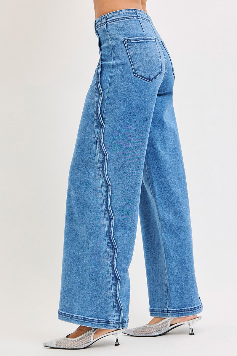 Scalloped edge Jean