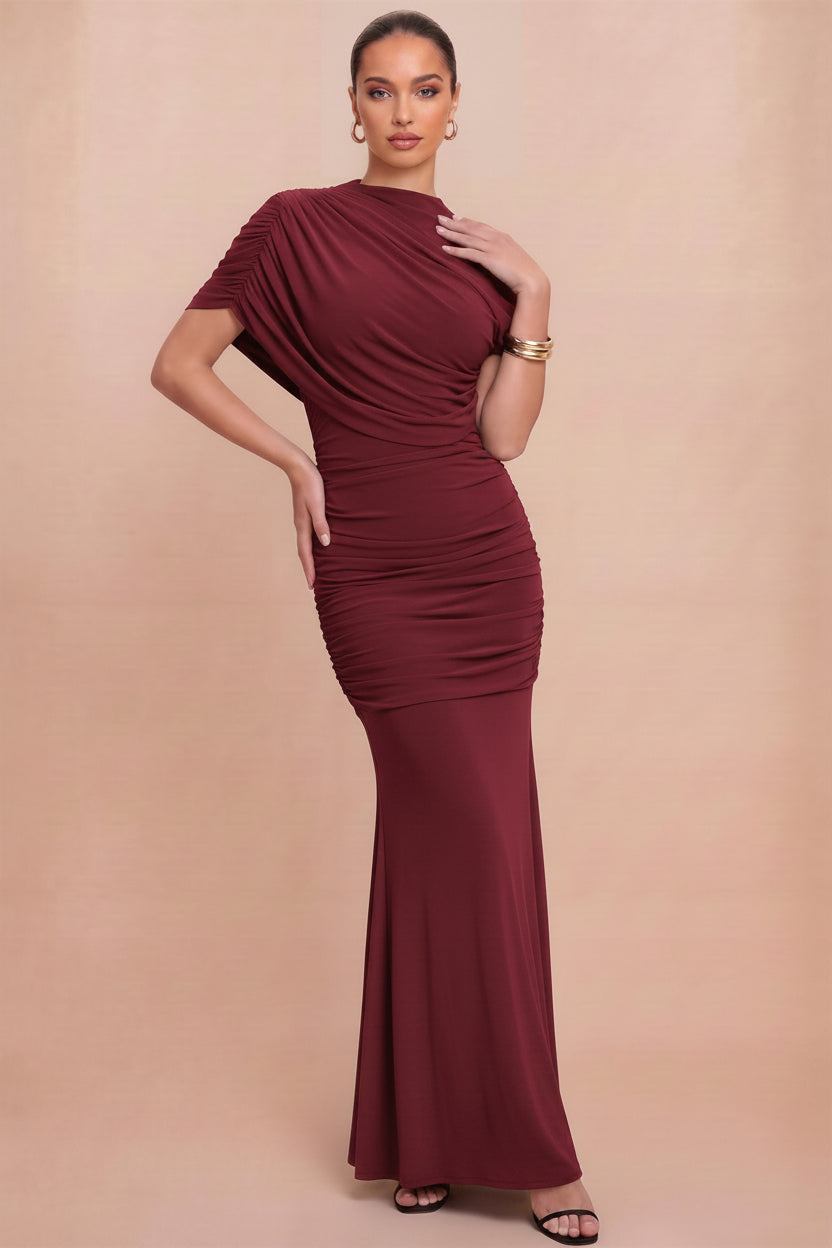 Ruched Fit & Flare Dress