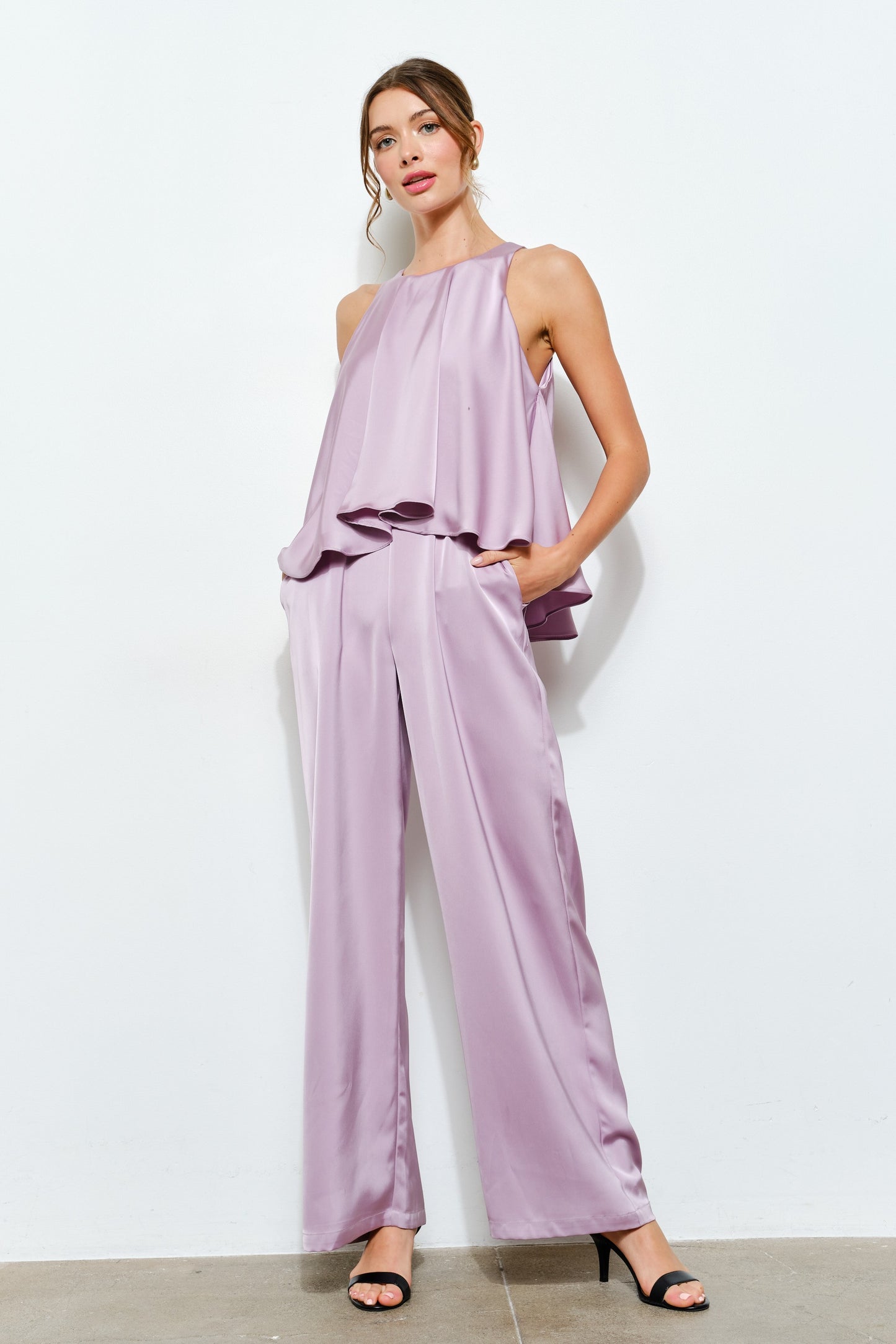 Satin flowy Jumpsuit