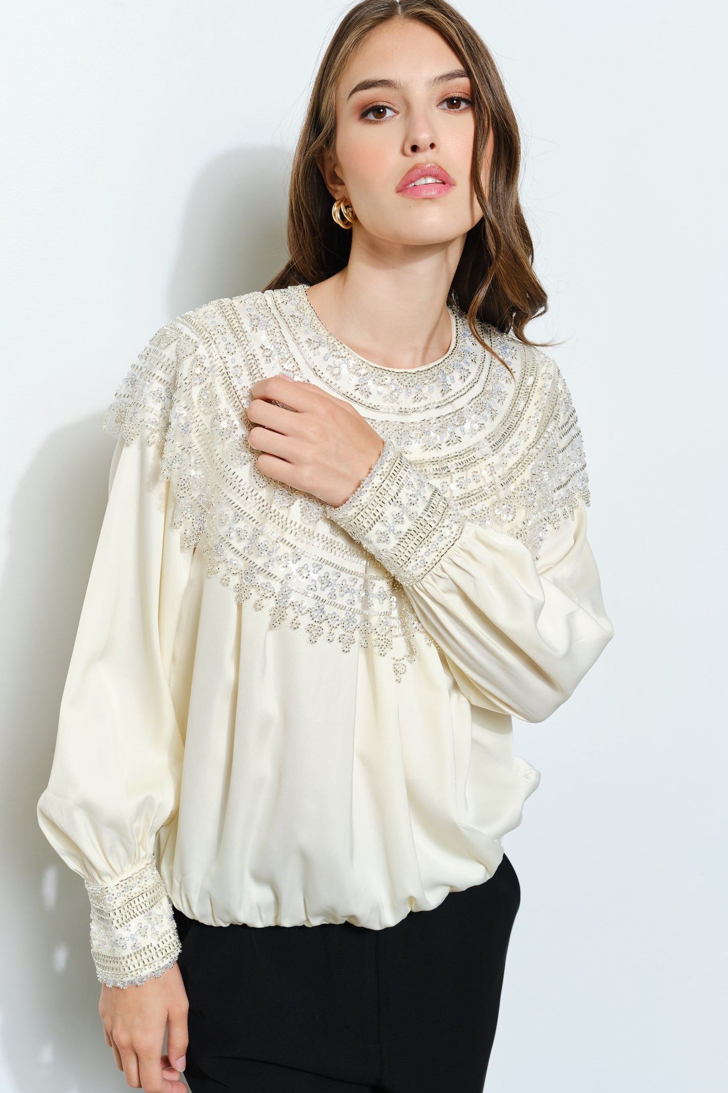 Delicate beaded Top