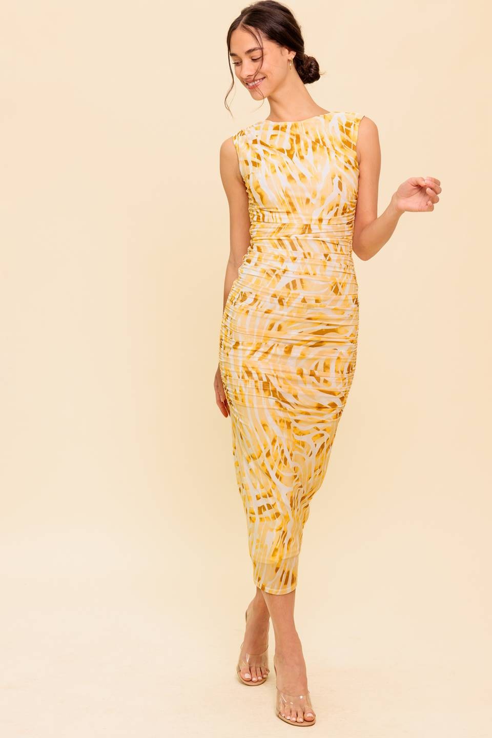 Power mesh dress