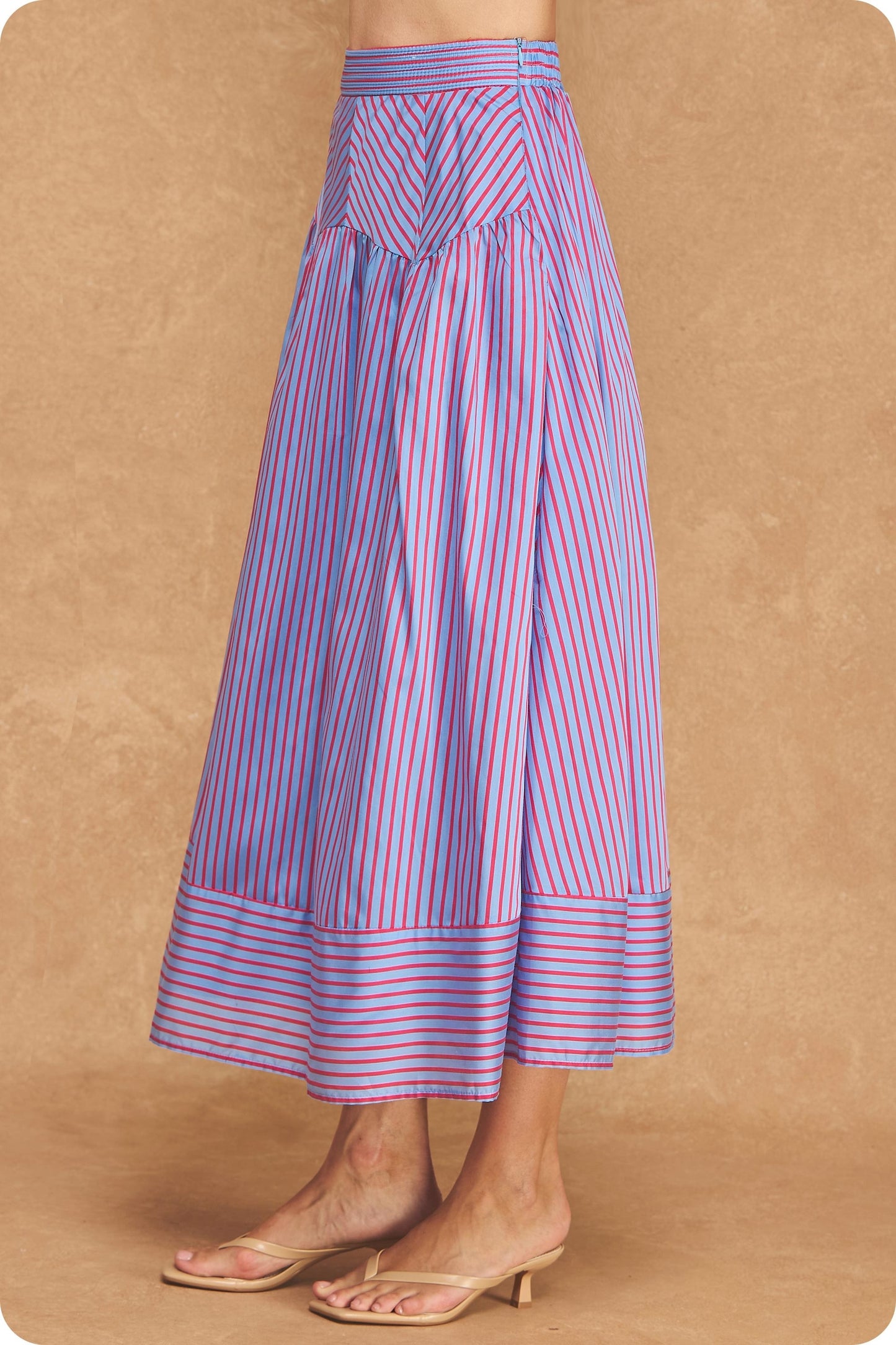 Striped Skirt Set