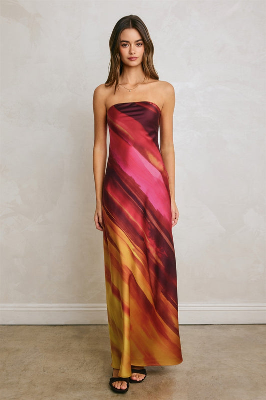 Golden Sunset Dress