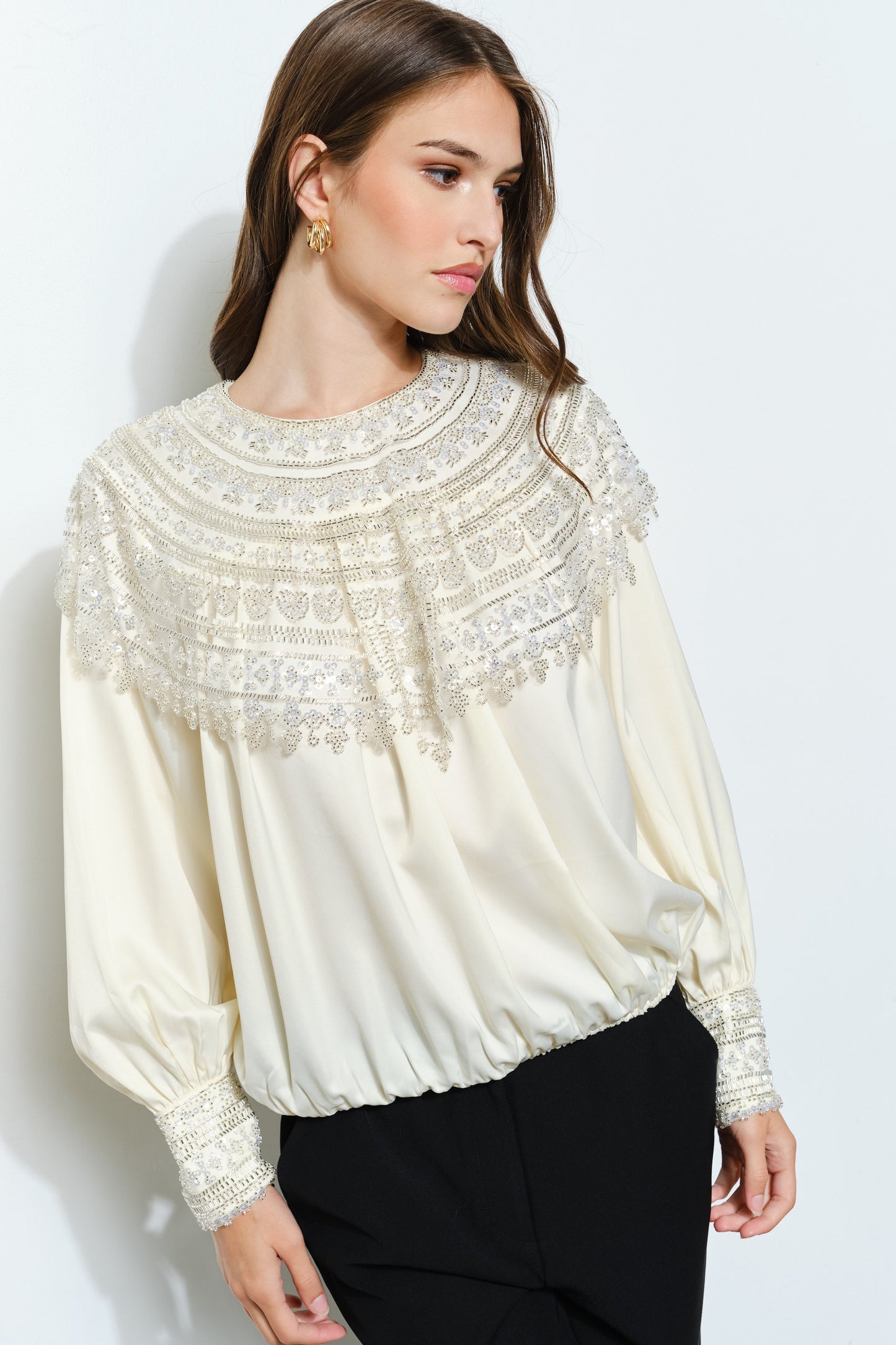 Delicate beaded Top