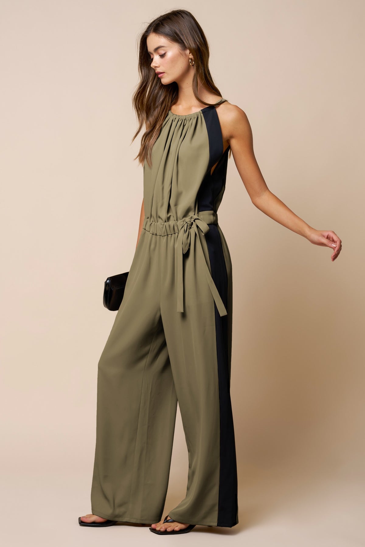 Polished look jumpsuit