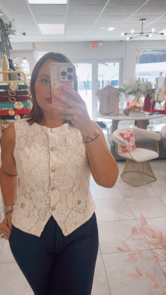 Light Peach Vest