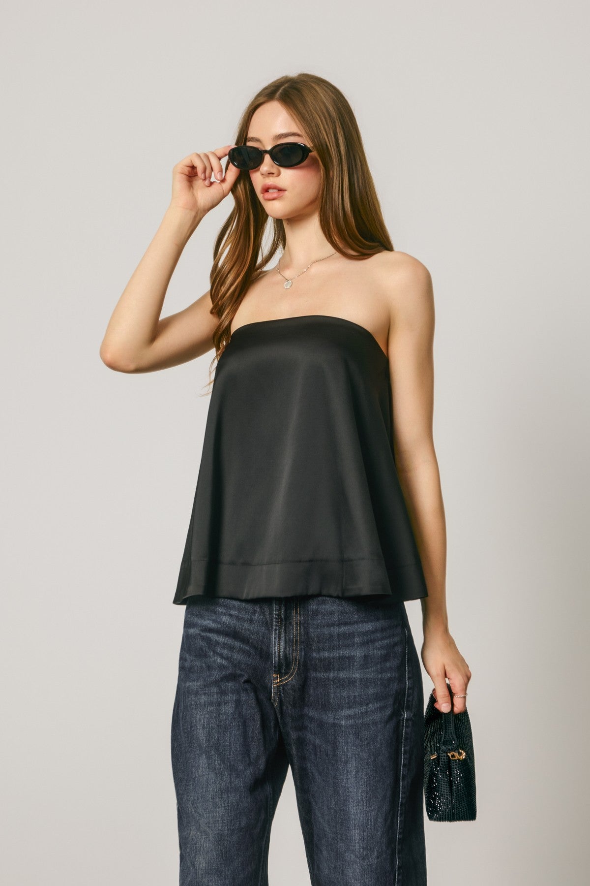 Bow back top