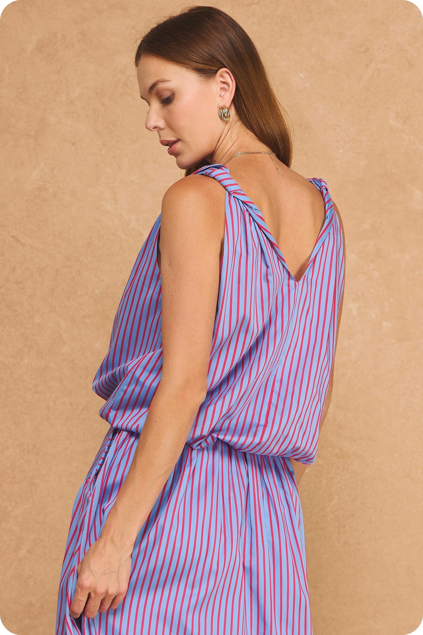 Striped Skirt Set
