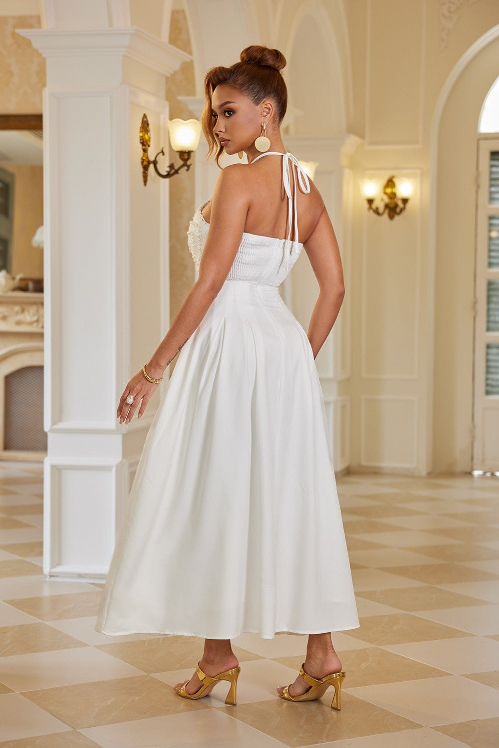 Romantic in Pearl Dress
