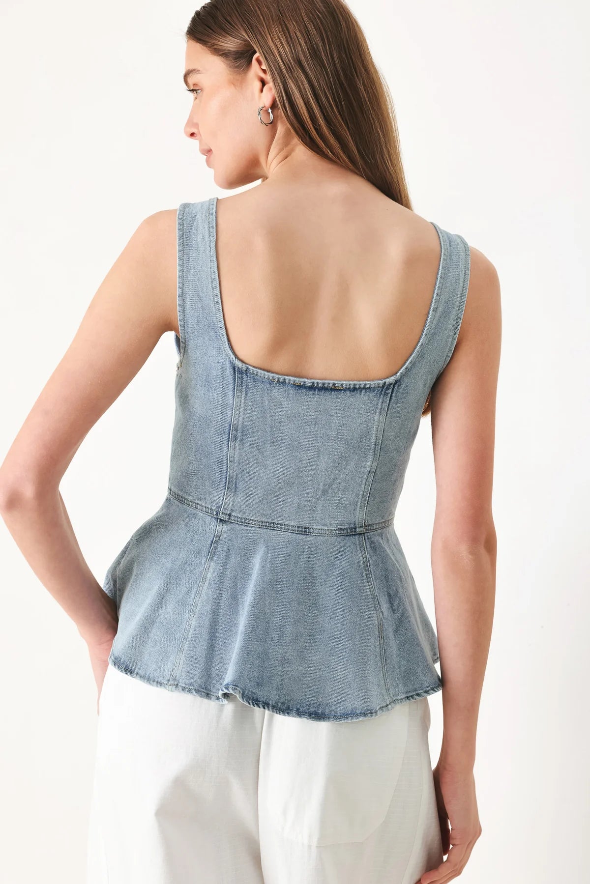 Light denim top