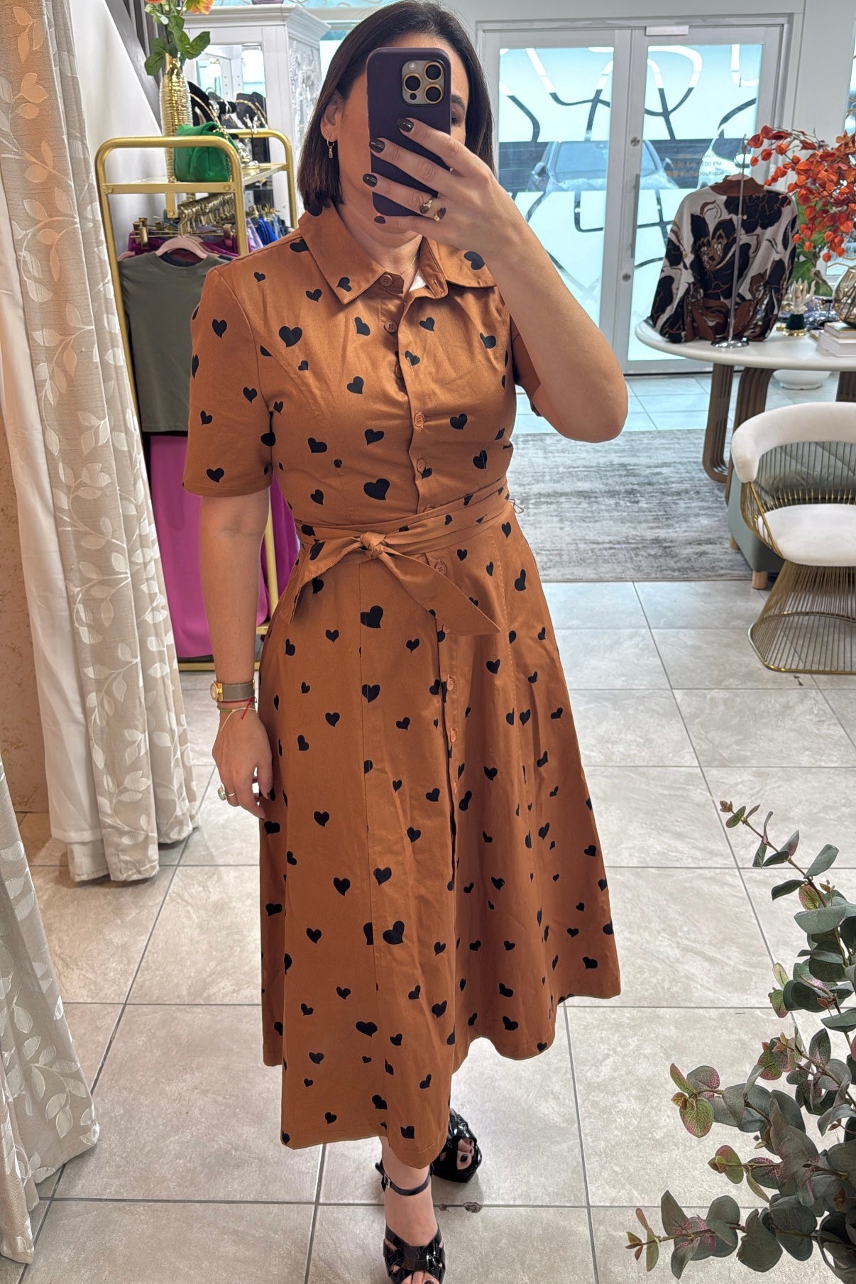 Caramel Heart Dress