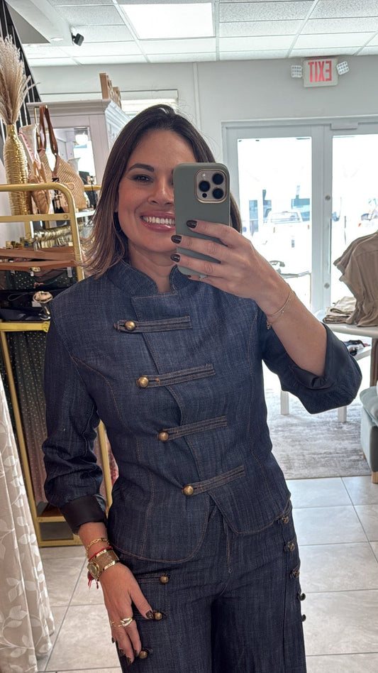 Denim Napoleon Jacket