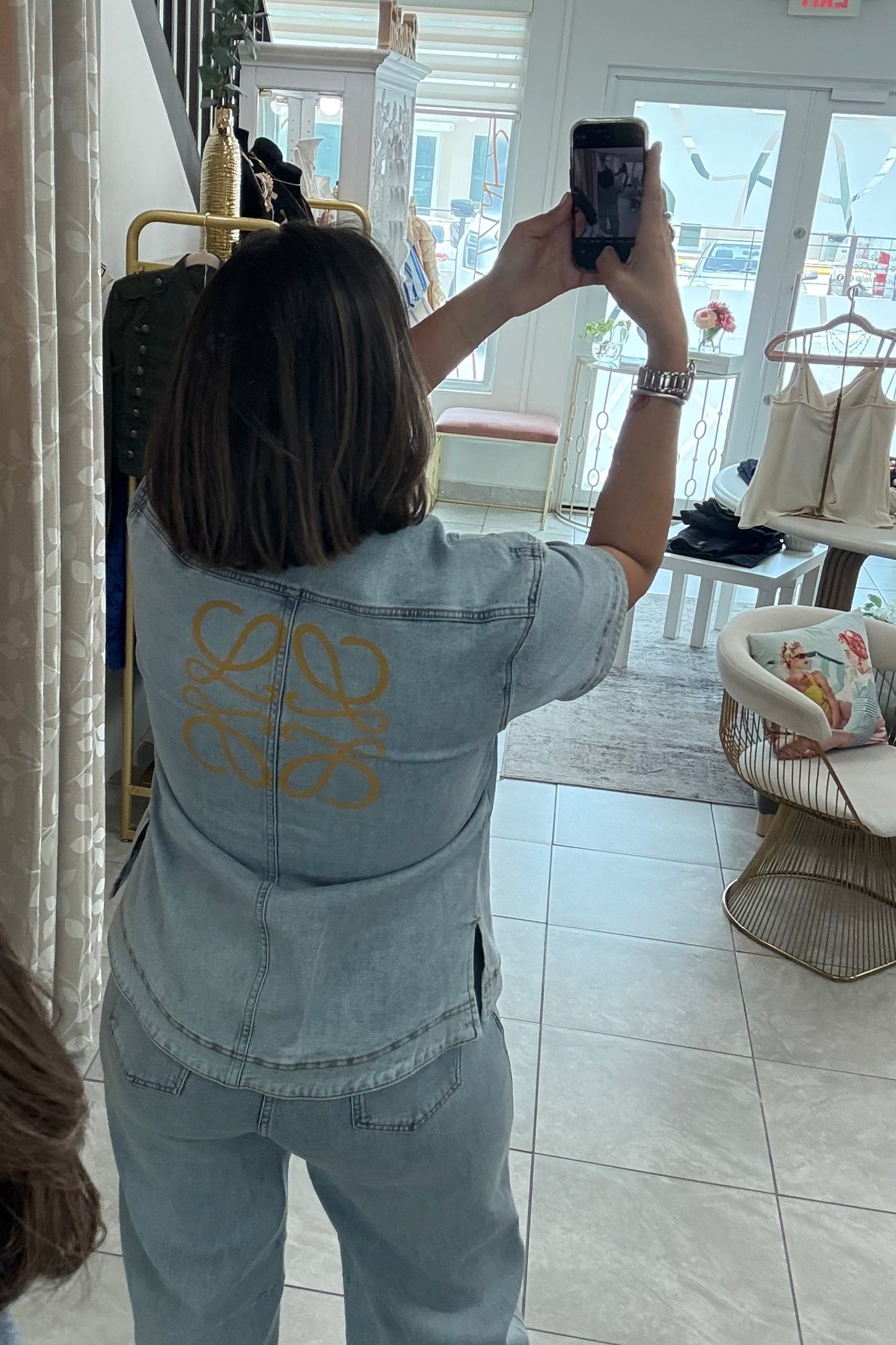 Inspiration Denim Top