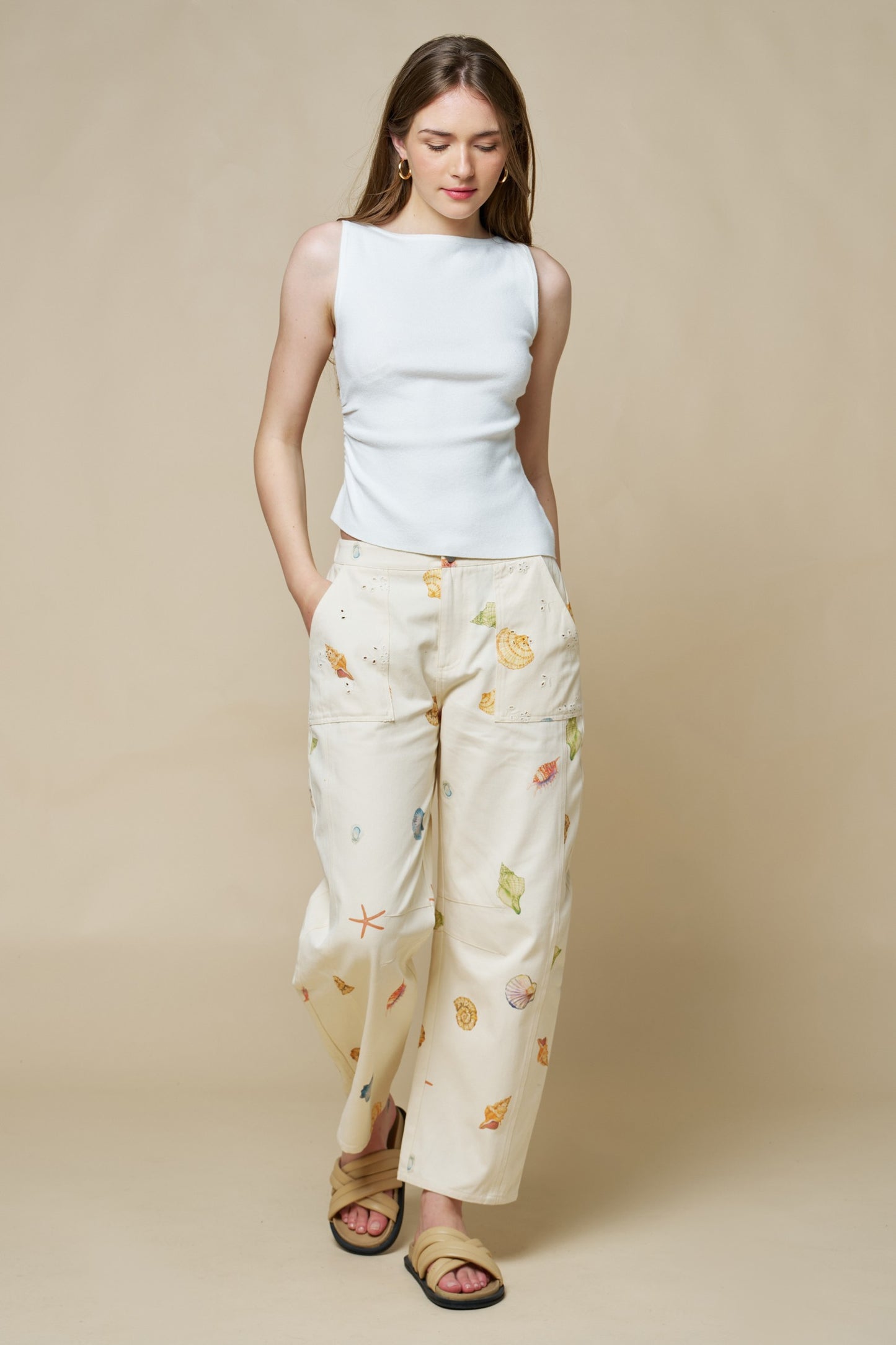 Seashell Beach Barrel Pant