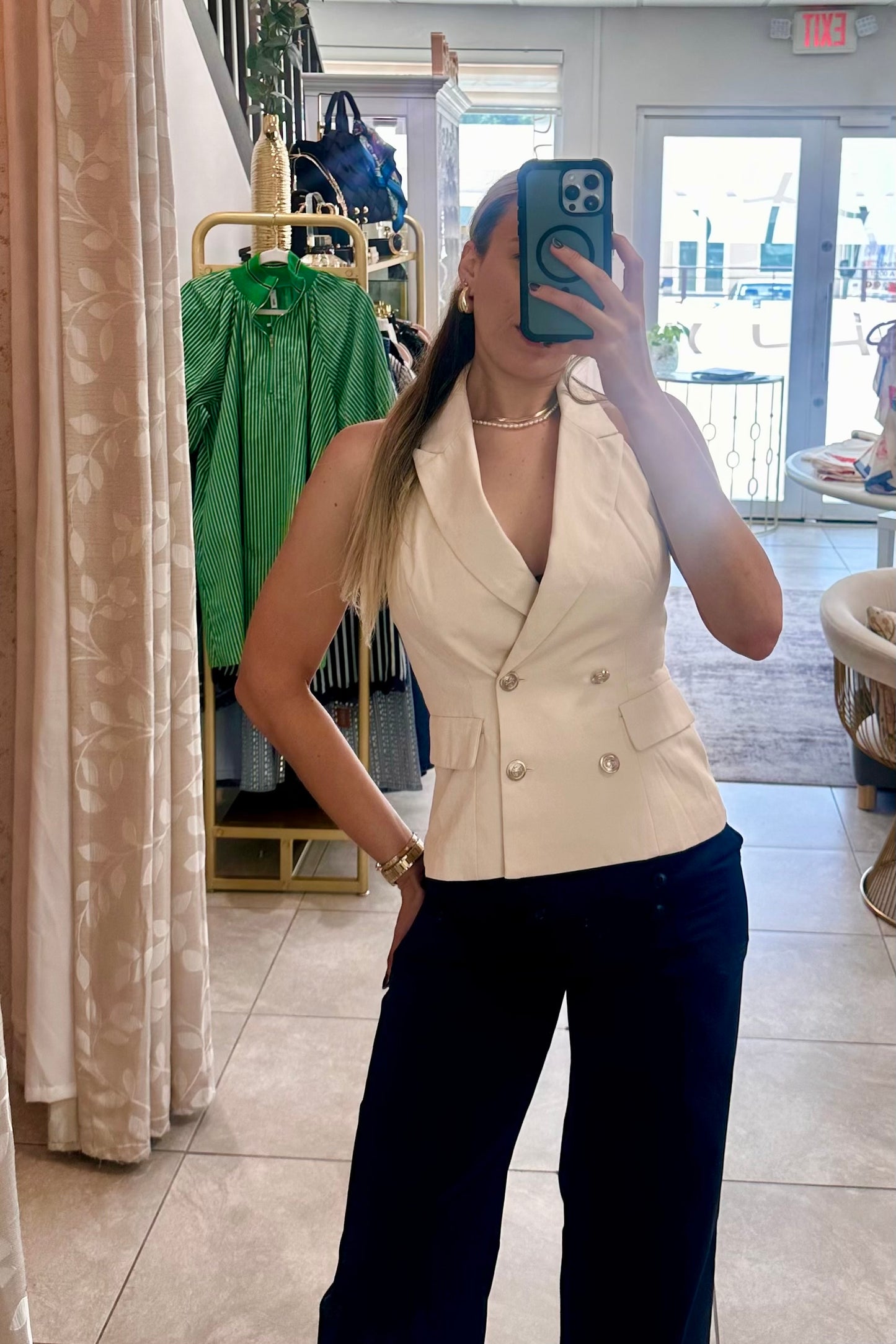 Cream Blazer