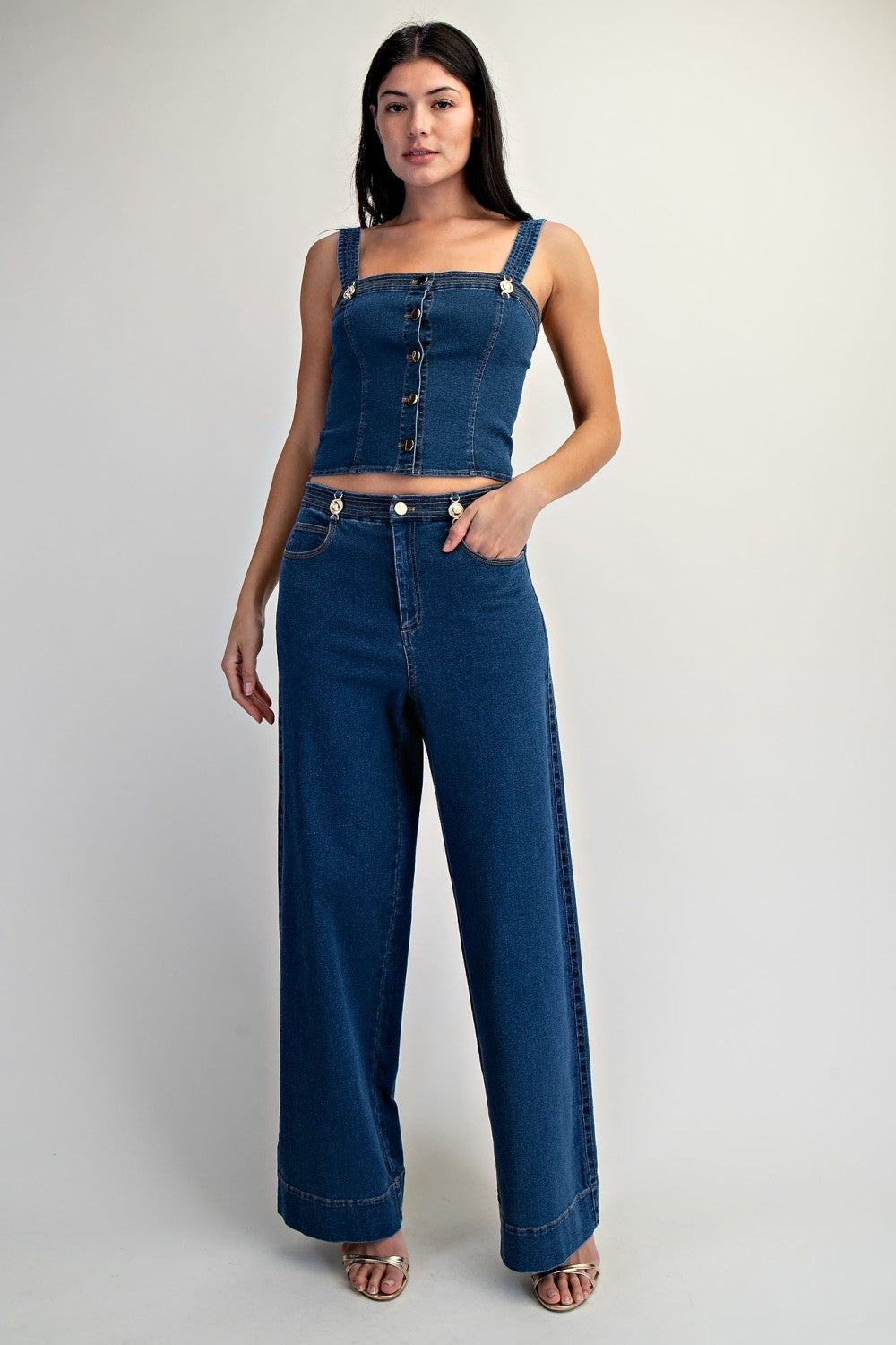 Everyday denim look top