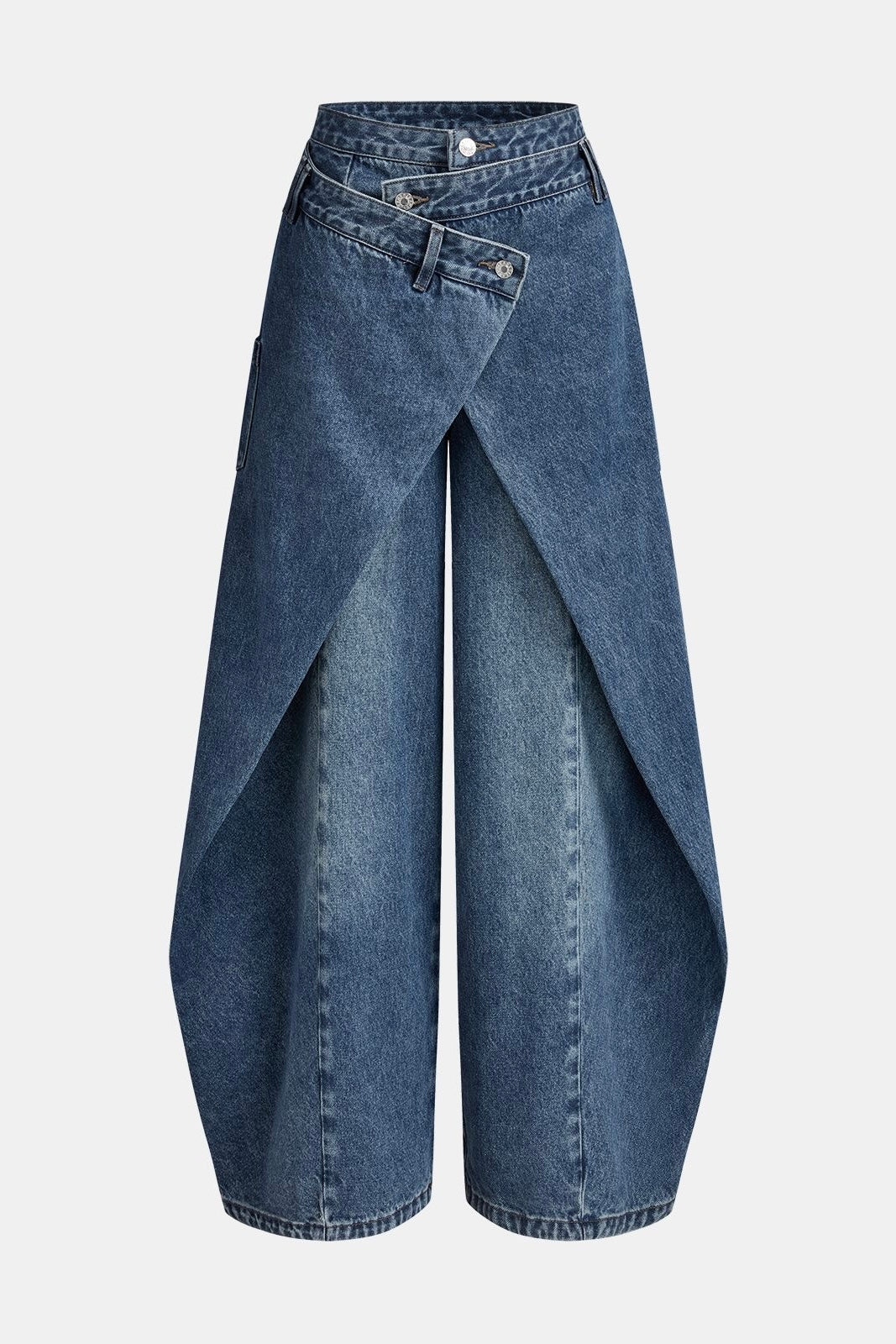 Crisscross Barrel Jean