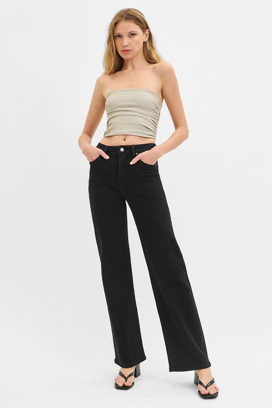 Black wide Jean