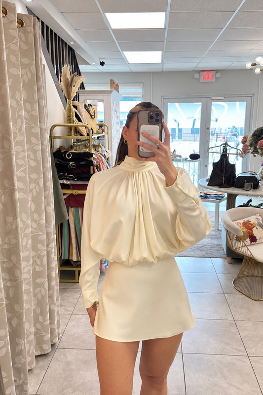 In Cream Dress