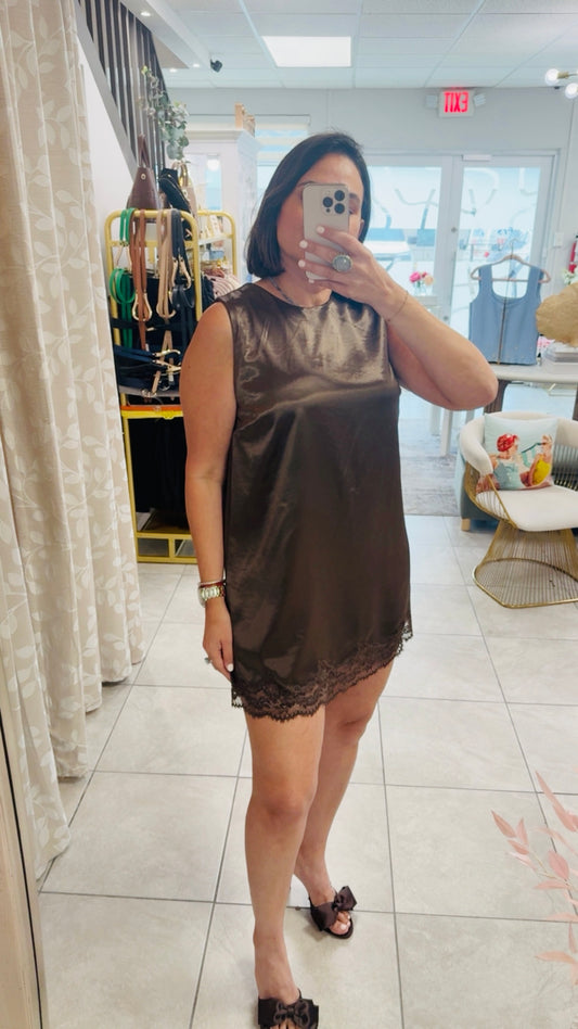 Relaxed Cocoa Dress