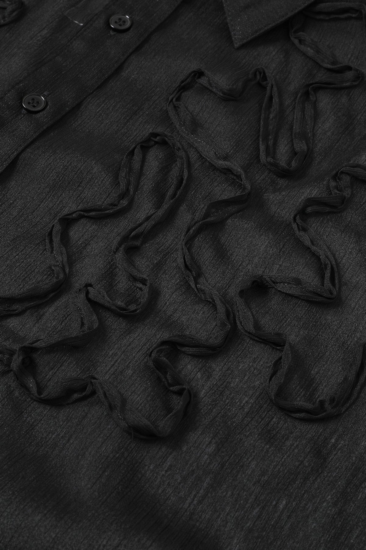 Black chiffon blouse