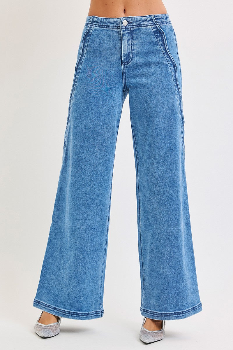 Scalloped edge Jean