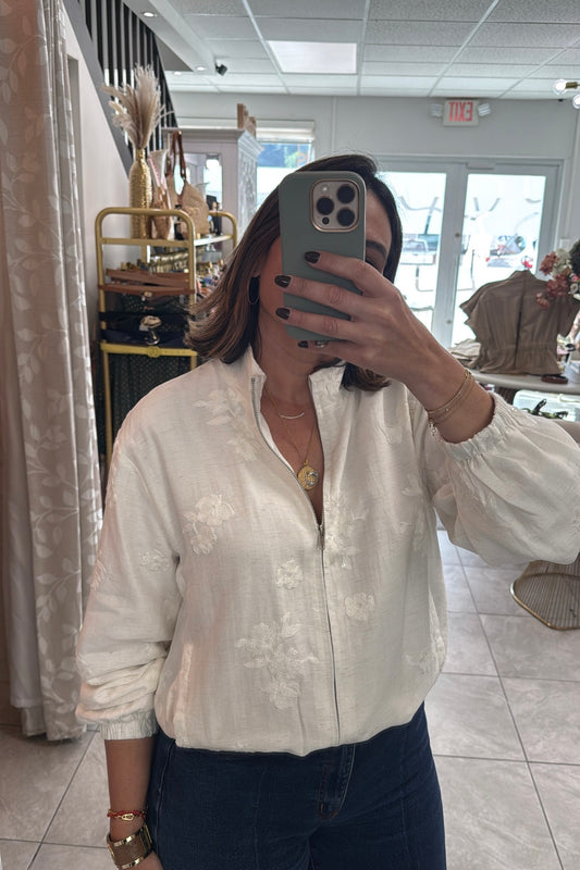 Flower Embroidery Jacket