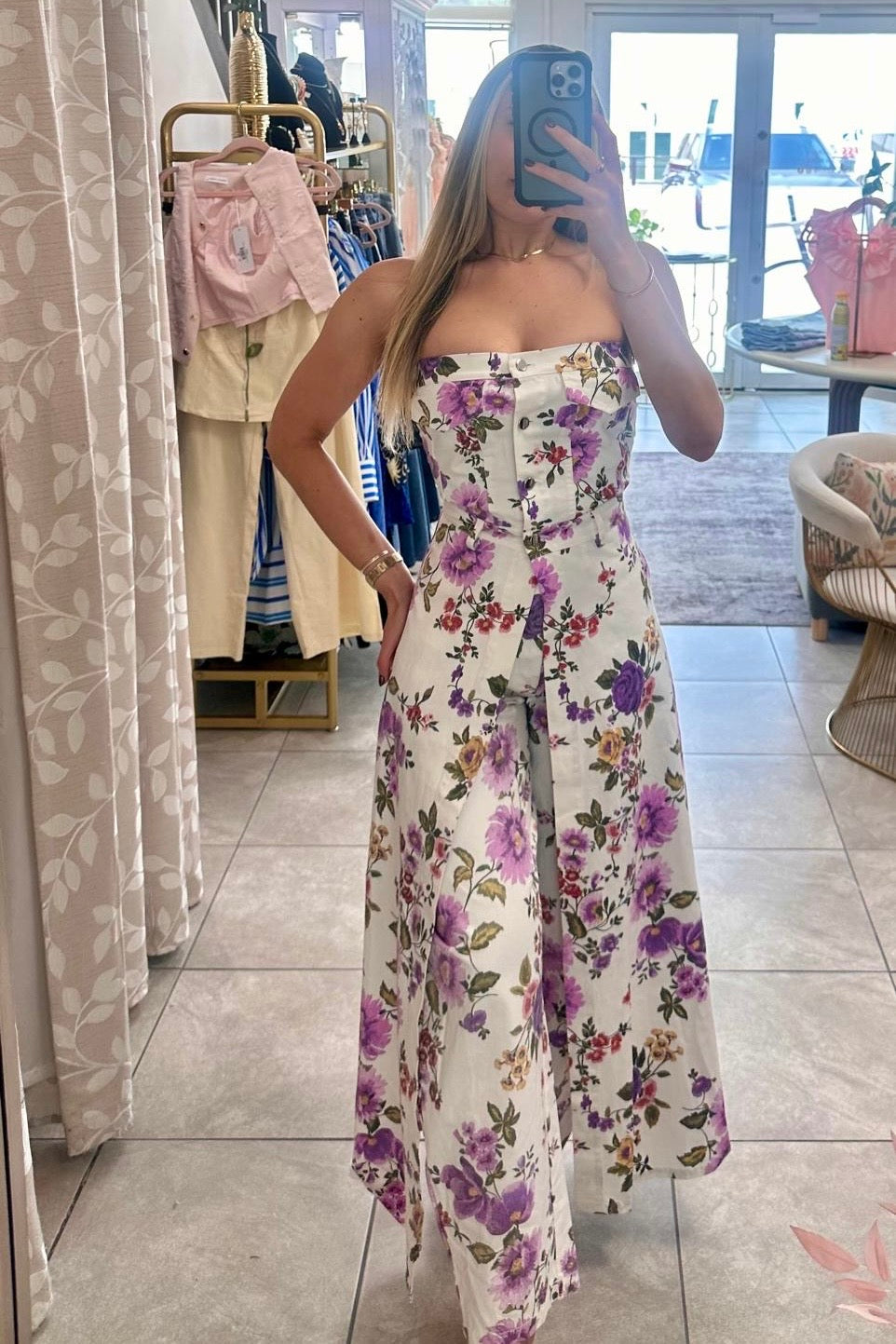 Orchid Denim Top