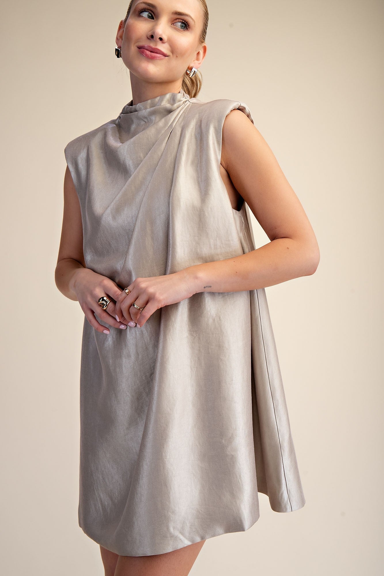 Confidence satin dress