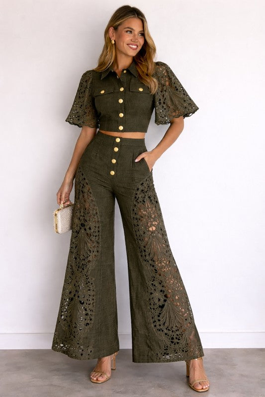Elegance in Olive Set