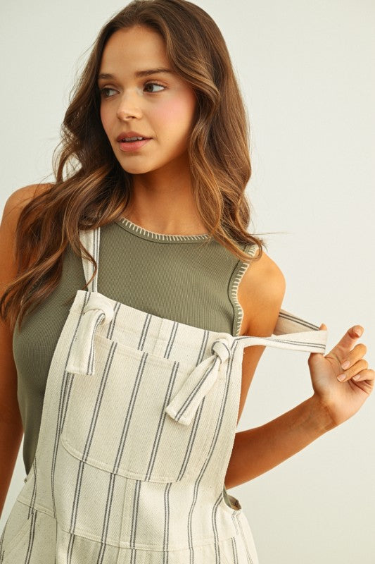 Striped Overall
